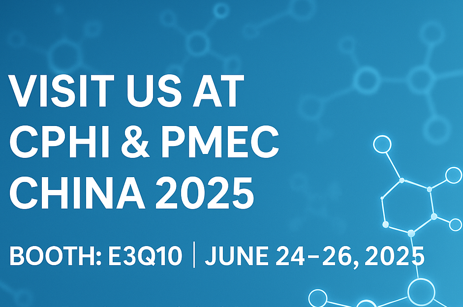 Treffen Sie uns bei CPHI & PMEC China 2025 - entdecken Sie unsere neuen APIs und Hilfsmittel!